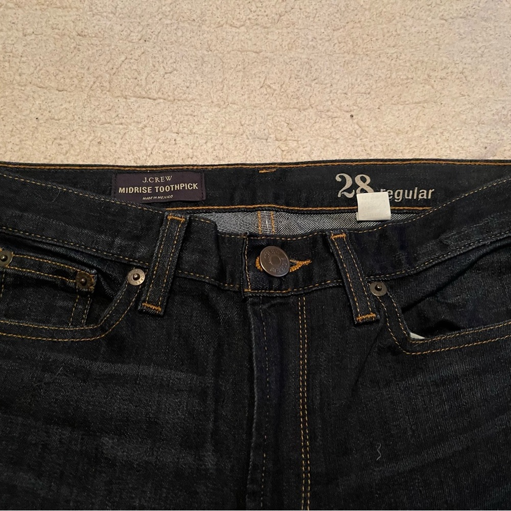 J. Crew Women’s Midrise Toothpick Jeans